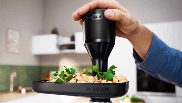 Bosch Serie 6 MFWS660B húsdaráló 2100 W Fekete, Ezüst