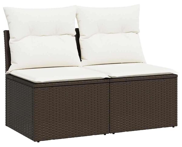 VidaXL Polyrattan Kerti Ülőgarnitúra - 4 részes - Barna