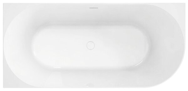 Rea Bellanto Slim, sarok akrilkád, 150 cm, bal oldali, fehér lefolyófedél, REA-W0582