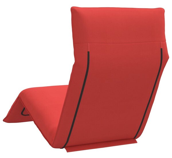 VidaXL piros oxford-szövet összecsukható napozóágy 175x54x8,5 cm