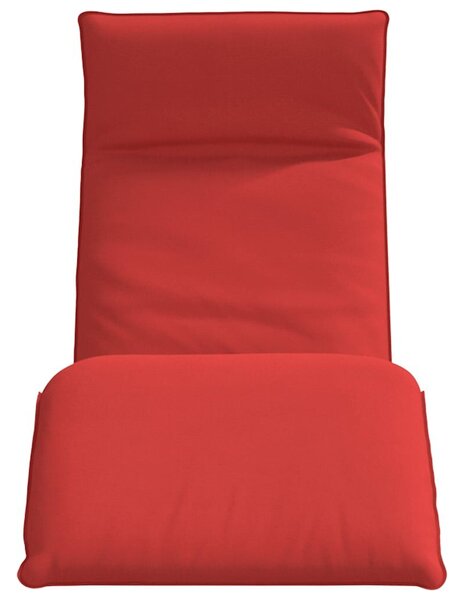 VidaXL piros oxford-szövet összecsukható napozóágy 175x54x8,5 cm