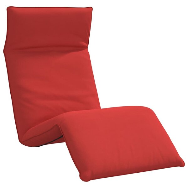 VidaXL piros oxford-szövet összecsukható napozóágy 175x54x8,5 cm