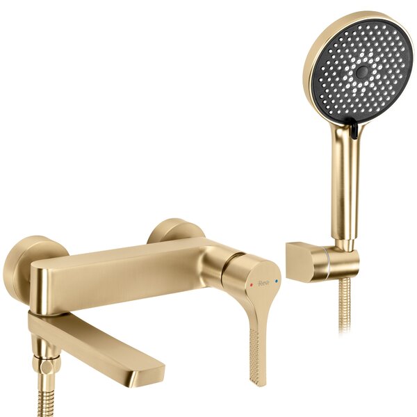 Fürdőkád csaptelep PREMIUM REA Maxim Brush Gold