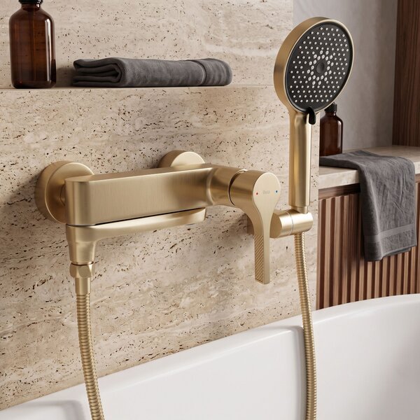 Fürdőkád csaptelep PREMIUM REA Maxim Brush Gold