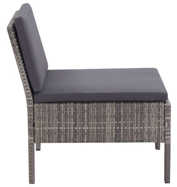 VidaXL Polyrattan Kerti Ülőgarnitúra - 3 részes - Barna