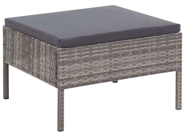 VidaXL Polyrattan Kerti Ülőgarnitúra - 3 részes - Barna