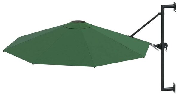 VidaXL Falra Szerelhető Napernyő - Zöld - 300 cm