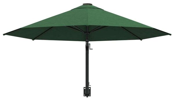 VidaXL Falra Szerelhető Napernyő - Zöld - 300 cm