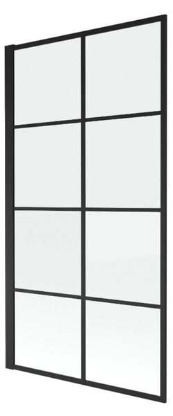 Kádparaván 80 x 140 cm Welland Kyoto L5001 - fekete profil dekorbetéttel