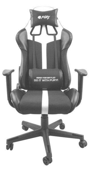 Fury Avenger XL gamer szék, fekete-fehér