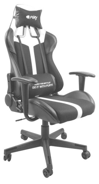 Fury Avenger XL gamer szék, fekete-fehér