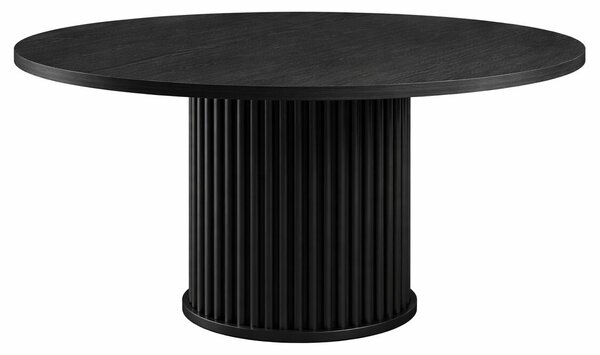 Masa Living/Hol, Blackswan Design Negrette, lemn negru, 120x120x86 cm