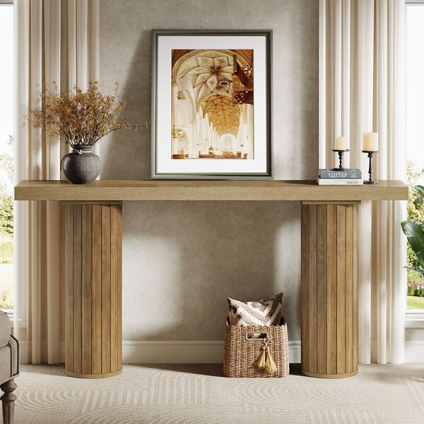 Masa Living/Hol, Blackswan Design Countryside M10, citromsárga, 160x35x85 cm