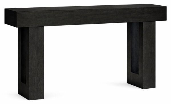 Masa Living/Hol, Blackswan Design Countryside M7, fekete, 160x35x85 cm