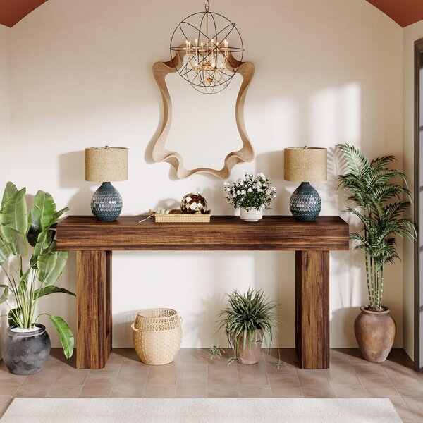 Masa Living/Hol, Blackswan Design Countryside M6, barna hüvelyk, 160x35x85 cm