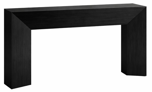 Masa Living/Hol, Blackswan Design Countryside M2, fekete citromsárga, 160x30x85 cm