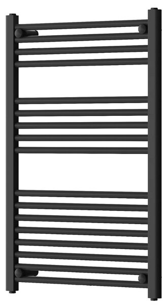 HD Standard 1000x600 mm egyenes törölközőszárító radiátor, matt fekete