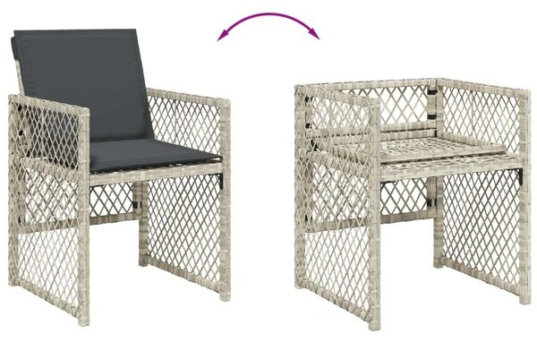 VidaXL Polyrattan Kerti Étkezőgarnitúra - 13 részes