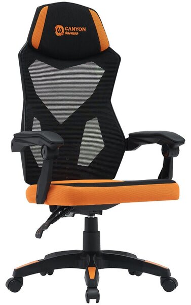 CANYON Wave MCH02 hálós narancssárga gamer szék