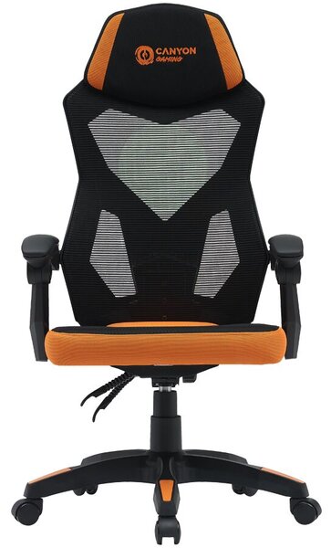 CANYON Wave MCH02 hálós narancssárga gamer szék