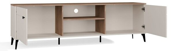RTV Szekrény Point 2D Beige/Kasztan Modern Design