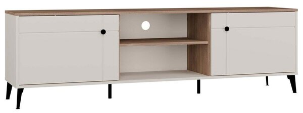 RTV Szekrény Point 2D Beige/Kasztan Modern Design