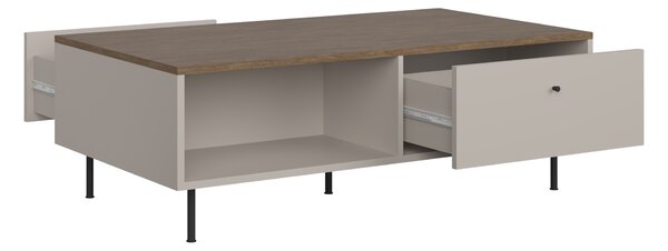 TIRAMISU dohányzóasztal - kasmír/antik tölgy