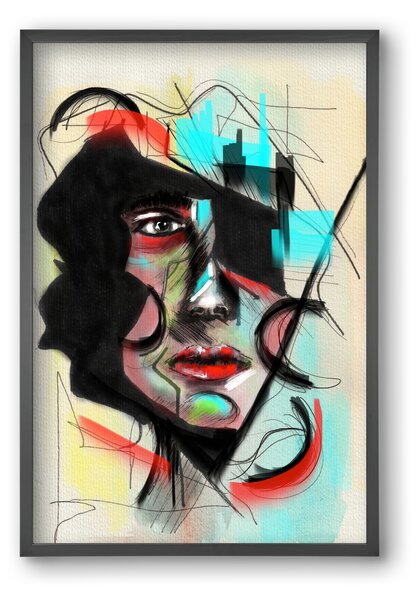 Shattered Silence - falikép keretben | artbridge