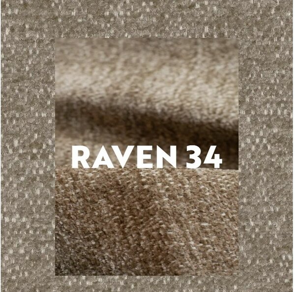 Étkezőszék LAGOS D RAVEN, dió/sötét bézs RAVEN 34