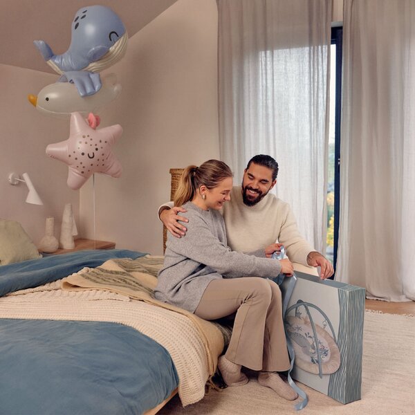 KINDERKRAFT Cozyplay Nordic Breeze játszószőnyeg hídjátékokkal