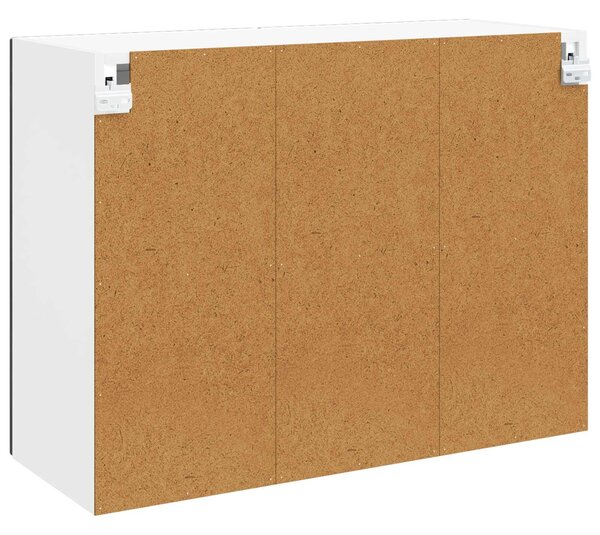 VidaXL Mosogatógép panel Kalmar Fekete tölgy 80 x 31 x 60 cm Faanyag