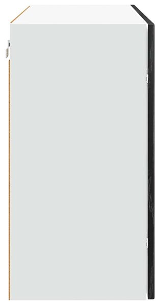 VidaXL Mosogatógép panel Kalmar Fekete tölgy 80 x 31 x 60 cm Faanyag