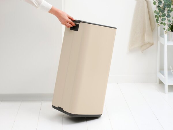 Brabantia Bo 30 literes pedálos fém szemetes - Bézs