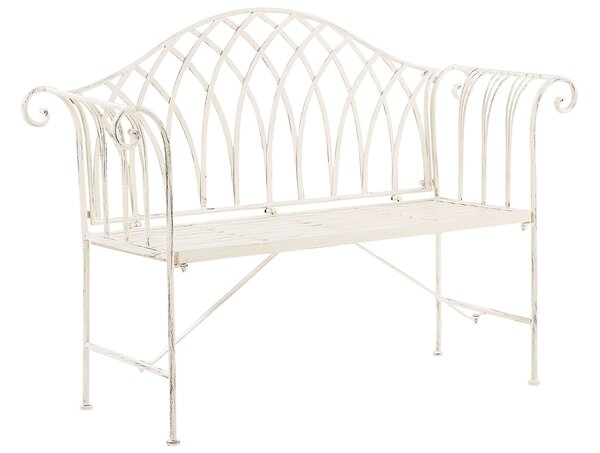 Kerti pad MILAZZO 130 cm Fém Fehér