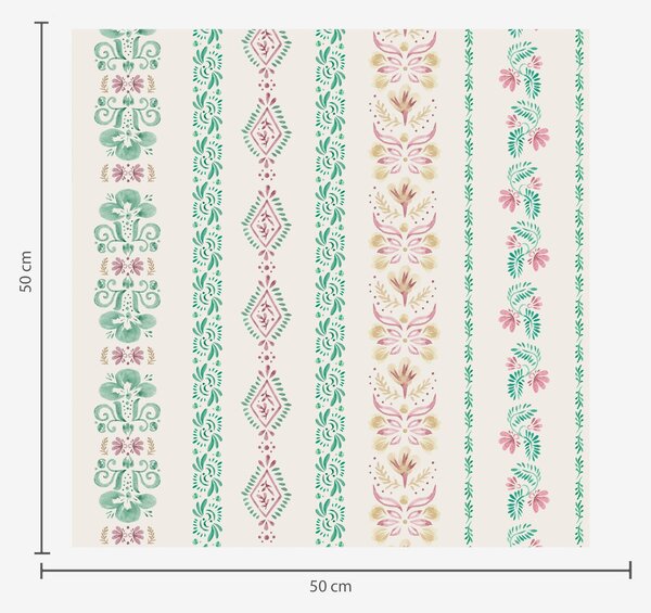 Tapéta Finom geometrikus díszítés akvarell stílusban, Vidéki tapétá, a00034 : Uwalls.hu