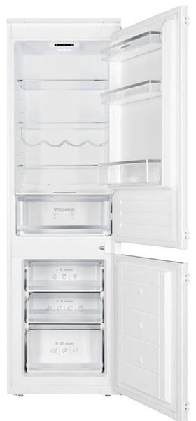 Amica BK3265.4UiAA Beépíthető alulfagyasztós hűtőszekrény 270L, M: 176,9cm, E energiaosztály