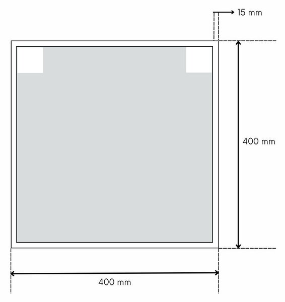 Intenso Concept-4 nappali faliszekrény sor - 200 cm (világos tölgy)