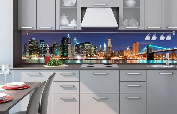 Konyhai fotótapéta - manhattan 260 x 60 cm