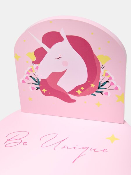 Sinsay - Szék unikornis mintával - pasztellpink