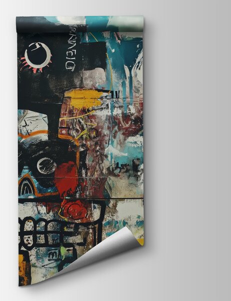 Fotótapéta Graffitivel borított fal, Tiniknek szánt fotótapéta, Népszerű fotótapéta, w01188 - Tapeko.hu