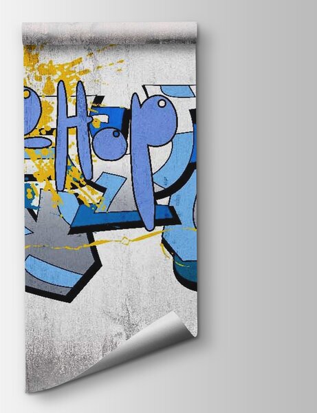 Fotótapéta Színes, hiphop-témájú utcai művészet, Fiús fotótapéta, Népszerű fotótapéta, u35405 - Tapeko.hu