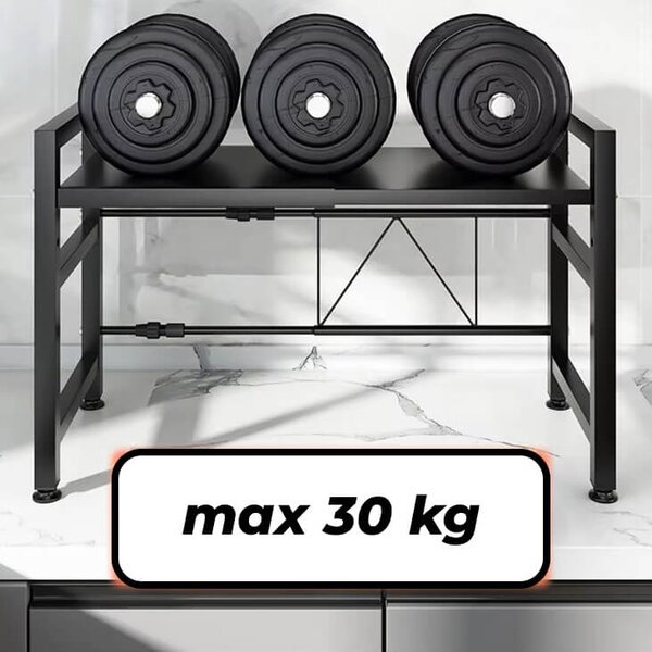 Kihúzható Konyhai állvány Magicrack™, Fehér
