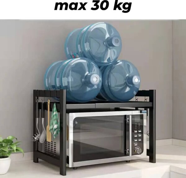 Kihúzható Konyhai állvány Magicrack™, Fehér