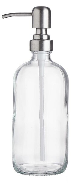 SOAP OPERA szappanadagoló, átlátszó-ezüst 500 ml