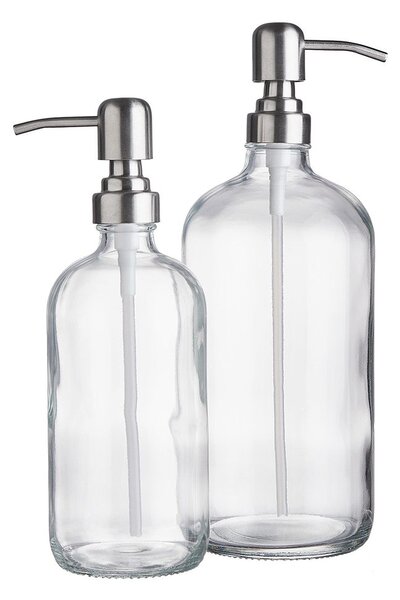 SOAP OPERA szappanadagoló, átlátszó-ezüst 500 ml