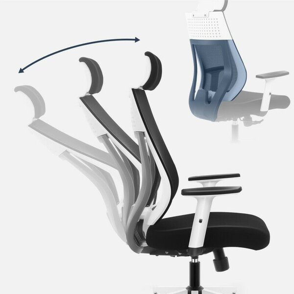 Ergonomikus irodai forgószék ortopéd fekete