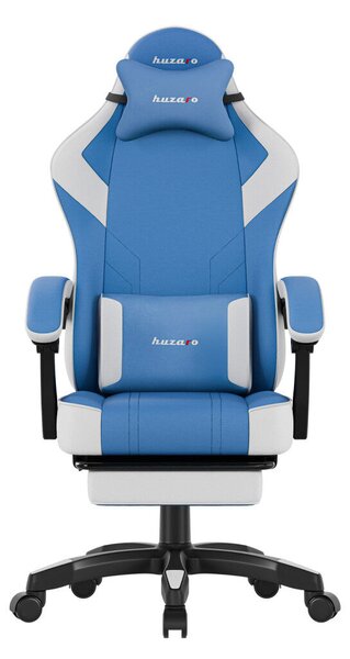 Gamer szék space 3.7 lábtartóval kék