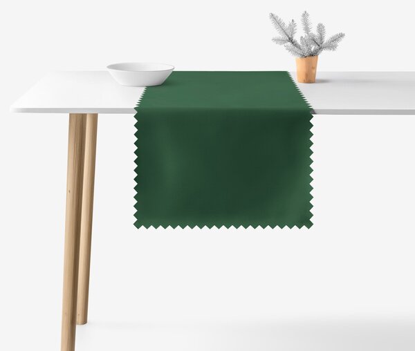 Goldea teflonbevonatú asztali futó - sötétzöld 35x140 cm