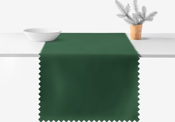 Goldea teflonbevonatú asztali futó - sötétzöld 35x140 cm