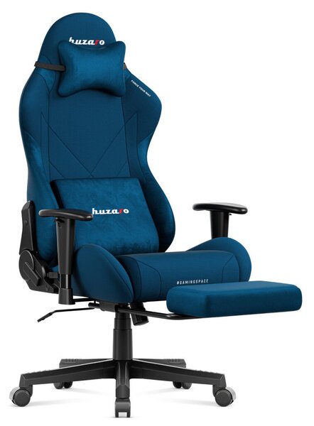Gamer szék, Force 5.7 lábtartóval kék